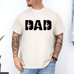 Dad Rifle Shirt, Hunting Dad T-Shirt, Gun Dad Tee, Father’s Day Gift for Hunter Dad