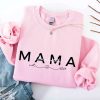 Mama Custom Name Year Sweatshirt, Personalized Mama Sweatshirt, Est Year Mom Pullover, Mother’s Day Gift for Mom